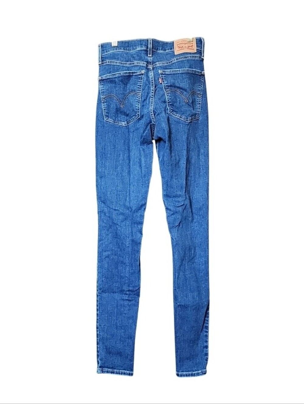 Women’s Levis Blue Distressed Skinny Jeans